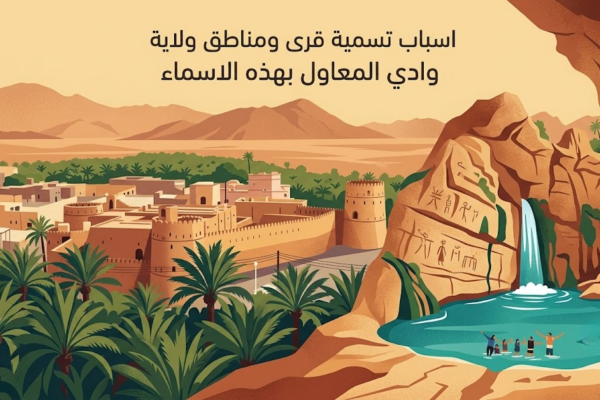اسباب تسمية قرى ومناطق ولاية وادي المعاول بهذه الاسماء