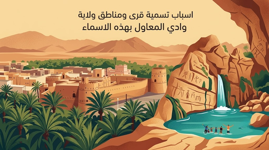 اسباب تسمية قرى ومناطق ولاية وادي المعاول بهذه الاسماء