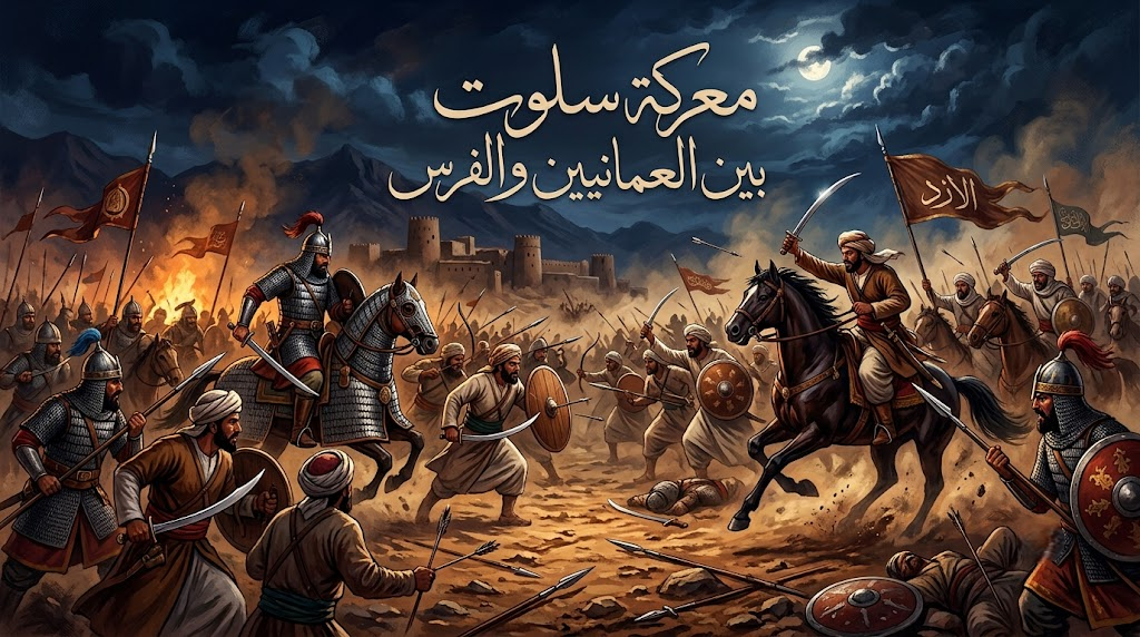 معركة سلوت التاريخية بين العمانيين والفرس